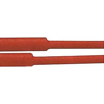 Smršťovací bužírka 5mm - 10m tepelně smršťovací bužírky 5mm, 50% smrštění, barva černá, modrá, červená, žlutozelená Barva: Červená