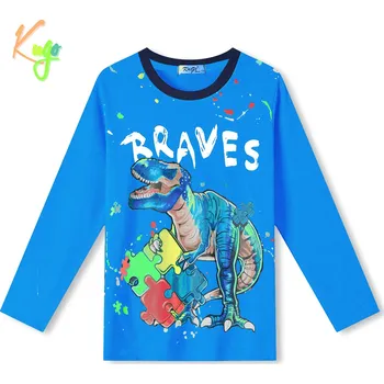 Chlapecké tričko Chlapecké tričko - KUGO HC0756, tyrkysová Barva: Tyrkysová, Velikost: 110