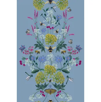 Tapeta Graham & Brown Modrá vliesová tapeta na zeď, luční květiny, 118577, Joules, Graham&Brown, velikost 10 x 0,52 m