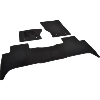 autokoberec Autokoberce textilní přesné černé / černé obšití - Land Rover Discovery V (Typ L462) (2017-2023) 5-sedadel