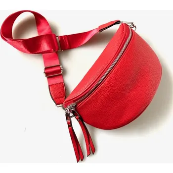 Ledvinka Piazza Italia Dámská crossbody ledvinka - červená