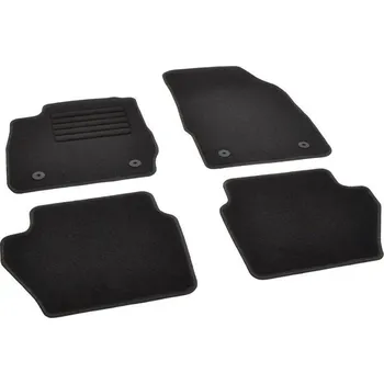 autokoberec Autokoberce textilní přesné černé / černé obšití - Ford Fiesta VI (2011-2019) 5-sedadel