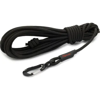 Vodítko pro psa Tamer Lanové vodítko STOPOVAČKA TWIST | Mini | černá - 600 Délka: 7m