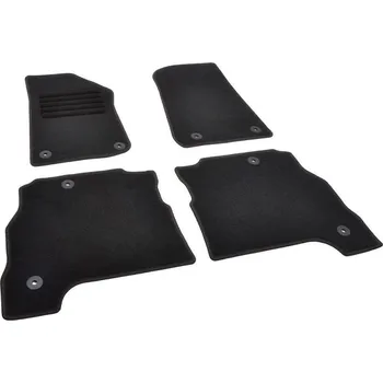 autokoberec Autokoberce textilní přesné černé / černé obšití - Jeep Gladiator (Typ JT) (2019-2023) 5-sedadel