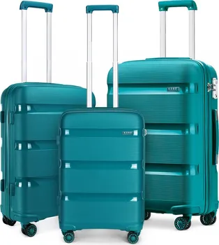 Cestovní kufr Kono Classic 2 K2292L sada modrozelená
