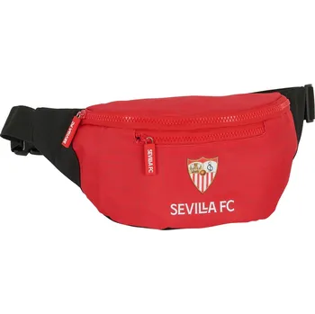 Sportovní taška Sevilla Fútbol Club Dětská ledvinka Sevilla Fotbol Club Černá Červená (23 x 12 x 9 cm)