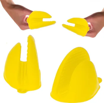 Chňapka Paw termo silikonová kuchyňská rukavice žlutá 2 ks