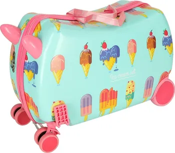 Cestovní kufr Hadex O299 dětský cestovní kufr na kolečkách 45 x 31,5 x 22 cm zmrzlina
