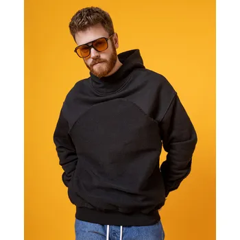 Pánská mikina Black Island Černá mikina Bed Velikost: XS