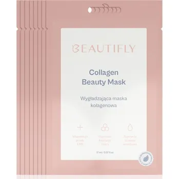 Pleťová maska Beautifly Collagen Beauty Mask kolagenová maska 8 ks