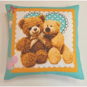 Povlak na dekorativní polštářek 3D povláček na polštářek APEX - Méďa - Povláček na polštářek