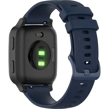 Příslušenství k chytrým hodinkám eses Silikonový rychloupínací řemínek pro Garmin - Tmavě modrý, 22 mm
