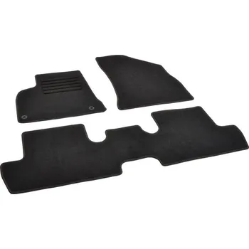 autokoberec Autokoberce textilní přesné černé / černé obšití - Peugeot 3008 I (Typ T8) (2009-2016) 5-sedadel