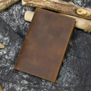 Peněženka Kvalitní kožená peněženka na pas, karty a bankovky Barva (Varianta): Hnědá