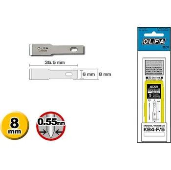 Pracovní nůž Náhradní čepele do skalpelu OLFA KB4-F/5 (balení 5ks)