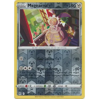 Společenská hra Pokémon karta Magearna 128/196 Reverse Holo- Lost Origin