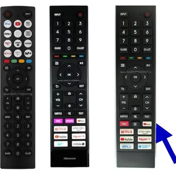 Hisense 43A7KQ dálkový ovladač náhradní