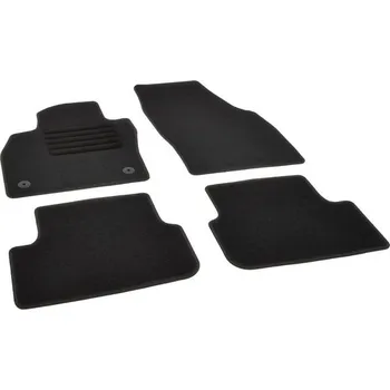 autokoberec Autokoberce textilní přesné černé / černé obšití - Audi A1 (Typ GB) Sportback Hatchback (2018-2023) 5-sedadel