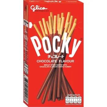 Cukrovinka Glico Pocky tyčinky - Choco flavour