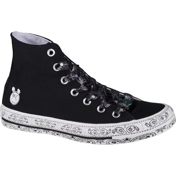 Dámské tenisky Černé dámské tenisky Converse X Miley Cyrus Chuck Taylor Hi All Star 162234C Velikost: 42,5