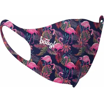 rouška Antibakteriální rouška pro děti Baagl Flamingo
