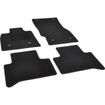 autokoberec Autokoberce textilní přesné černé / černé obšití - Alfa Romeo Stelvio (Typ 949) (2017-2023) 5-sedadel