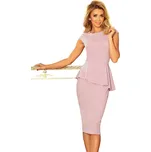 Elegantní růžové šaty VANESSA 192-2 Velikost: M