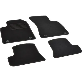 autokoberec Autokoberce textilní přesné černé / černé obšití - Audi TT (Typ 8N) (1998-2006) 5-sedadel