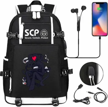 turistický batoh Unisex vodotěsný batoh s USB nabíječkou - 023