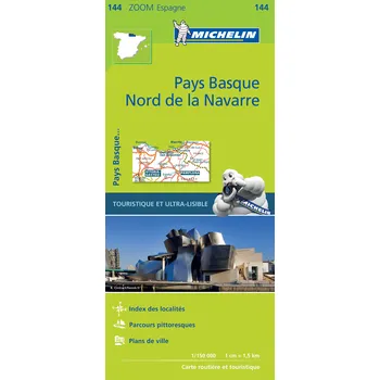 Michelin mapa Pays Basque / Nord de la Navarre 1:150 t.