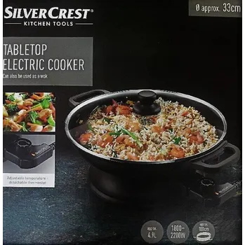 Silvercrest Elektrická multifunkční pánev SEMP 2000 A1 33 cm