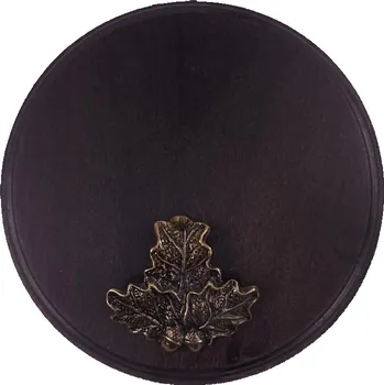 Podložka pod trofej č.314 - černá+bronzový list malý