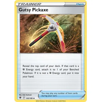 Karetní hra Pokémon TCG Gutsy Pickaxe 145/189