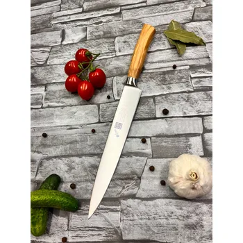 Kuchyňský nůž Sico Nůž plátkovací 21 cm, oliva 240.T121.21