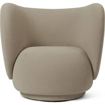 Křeslo Ferm Living Lounge chair Rico Grain, cashmere