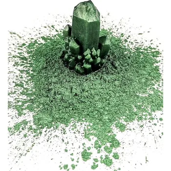 Metalický prášek – tmavě zelený Hmotnost: 10 g