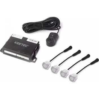 Parkovací asistent Parkovací senzory zadní nebo přední akustické, stříbrné 23mm, KEETEC BS 420 S