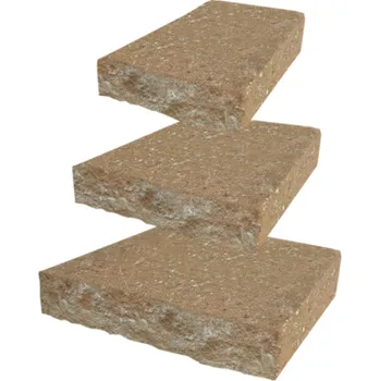 Dlažba DITON Betonový obloukový kámen I,II,III Muráno 7 latte