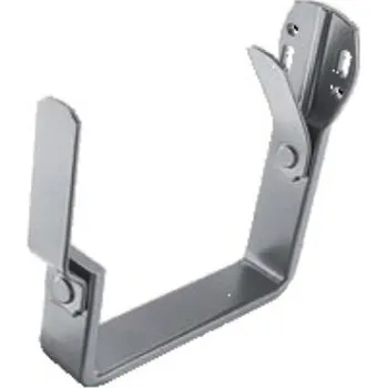 okap Hák hliníkový hranatý do krokve prachově šedý 400 mm