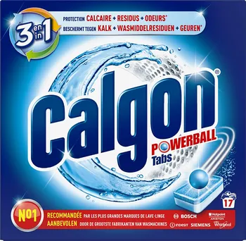 Změkčovač vody Calgon PowerBall Tabs 3v1 odvápňovací tablety do pračky 17 ks