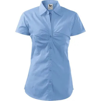 Halenka 214 CHIC dámská krátký rukáv - nebes.modr - M