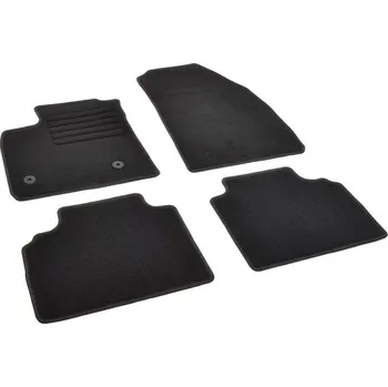 autokoberec Autokoberce textilní přesné černé / černé obšití - Ford Tourneo Courier (2013-2023) 5-sedadel