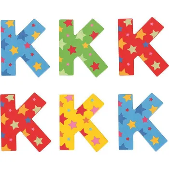 Výuková hračka Bigjigs Toys Hvězdičkové písmenko Písmenko K