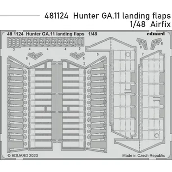 Plastikový model Eduard 1/48 Hunter GA.11 landing flaps (AIRFIX)