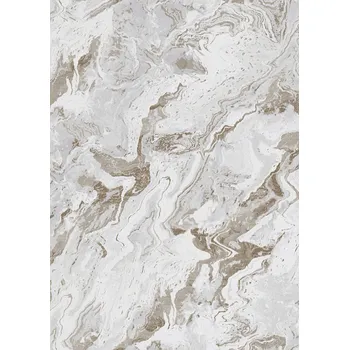 Tapeta DIMEX | Vliesová tapeta na zeď WPE-901738 | 0,53 x 10,05 m | bílá, šedá, zlatá + Bílá, šedá, zlatá vliesová tapeta na stěnu WPE901738 v rozměru 0,53 x 10,05 m