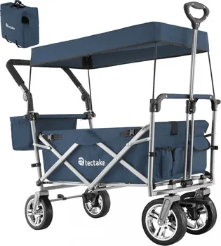 Zahradní vozík tectake 403550 modrý
