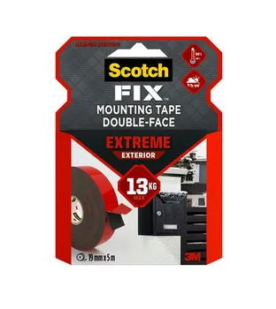 Lepicí páska Scotch Fix 3M VHB Extrémně lepící oboustranná páska do exteriéru 19 mm x 5 m černá