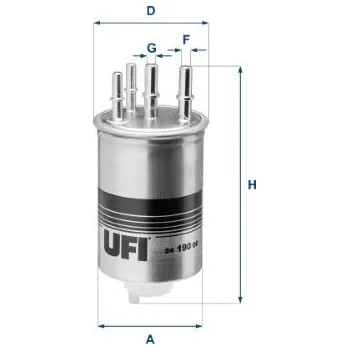 Autodíl Palivový filtr UFI 24.190.00