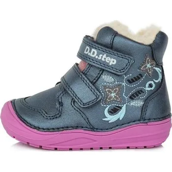 Dámská obuv D.D.STEP zimní obuv W071 754 Royal blue, velikost 30