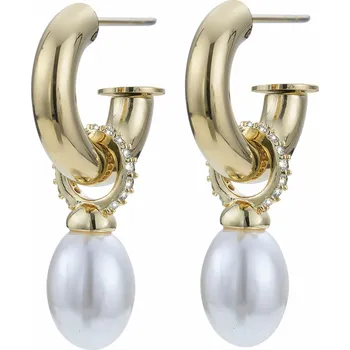 Šperk Oliver Weber Slušivé kruhové náušnice s perlami Sinnan Freedom 23140G + 2 měsíce na vrácení zboží